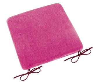 Sedák hladký Korall micro - růžová - 40x40 cm