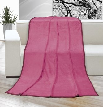 Přikrývka KORALL MICRO 200x230 cm - růžová