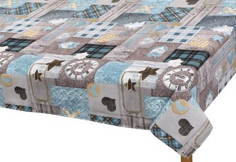 Ubrus  VÁNOCE - vánoční čas - 120x140 cm