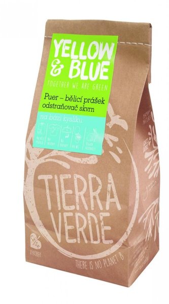 Yellow&Blue Puer - bělící prášek pro praní (sáček 1 kg)