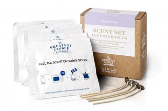 The Greatest Candle Sada vonných prášků na výrobu 5 svíček - divoká levandule The Greatest Candle Sada vonných prášků na výrobu 5 svíček - divoká levandule