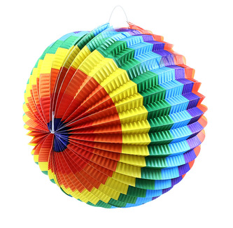 lampion duhový, 25 cm