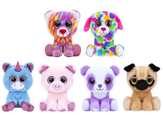 Plyšové zvířátko 16 cm se třpytivýma očima