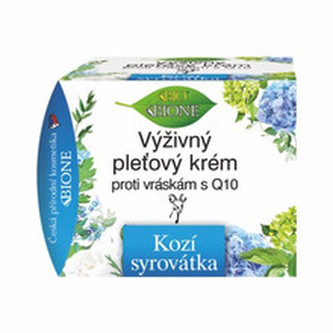 Bione Cosmetics Výživný pleťový krém proti vráskám s Q10 Kozí syrovátka 51 ml woman Bione Cosmetics Výživný pleťový krém proti vráskám s Q10 Kozí syrovátka 51 ml woman