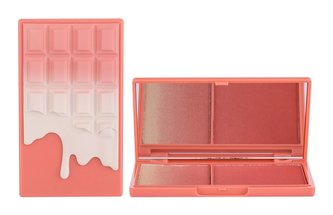 Makeup Revolution London I Heart Makeup Rozjasňovač Chocolate 11,2 g Peach And Glow Duo Palette pro ženy