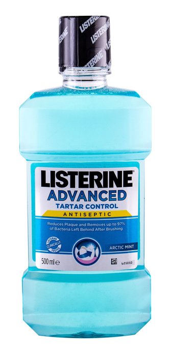 Listerine Mouthwash Ústní voda Advanced Tartar Control 500 ml unisex