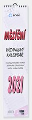 BOBO Kalendář 2021: Vázanka široká nástěnný 100 x 445 mm