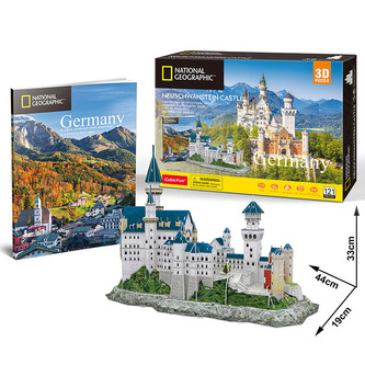 Puzzle 3D Zámek Neuschwanstein 121 dílků