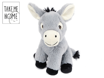 Oslík plyšový 20cm stojící 0m+