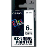 Páska, 6 mm x 8 m, CASIO, bílá-černá