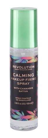 Makeup Revolution London Calming Fixátor makeupu 100 ml Cannabis Sativa pro ženy