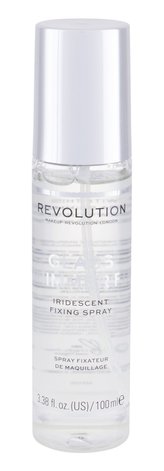 Makeup Revolution London Glass Fixátor makeupu Shimmer Fix 100 ml pro ženy