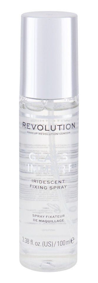 Makeup Revolution London Glass Fixátor makeupu Shimmer Fix 100 ml pro ženy