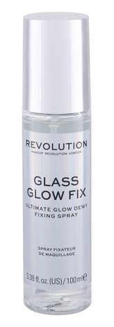 Makeup Revolution London Glass Fixátor makeupu Glow Fix 100 ml pro ženy