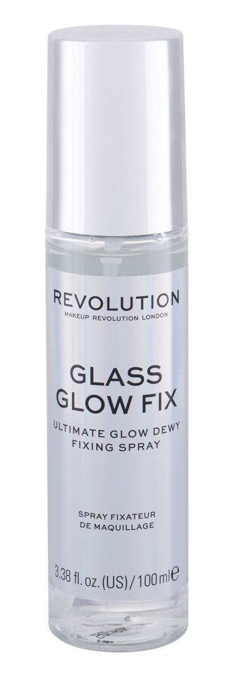 Makeup Revolution London Glass Fixátor makeupu Glow Fix 100 ml pro ženy