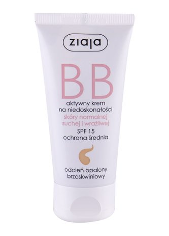 Ziaja BB Cream BB krém Normal and Dry Skin 50 ml Dark SPF15 pro ženy