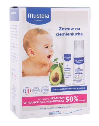 Mustela Bébé šampon 150 ml + krém proti šupinám ve vlasech Cradle Cap 40 ml