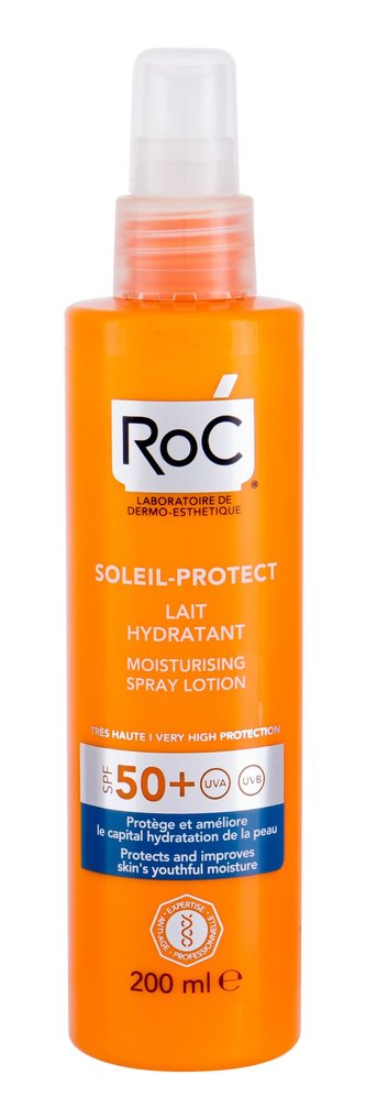 RoC Soleil-Protect Opalovací přípravek na tělo Moisturising 200 ml SPF50+ pro ženy