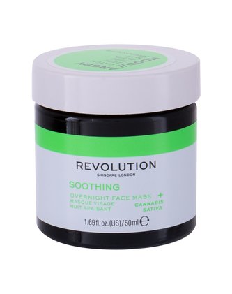 Revolution Skincare Angry Mood Pleťová maska Soothing 50 ml Overnight pro ženy