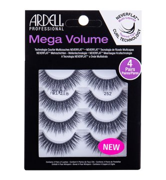 Ardell Mega Volume Umělé řasy 252 4 ks Black pro ženy