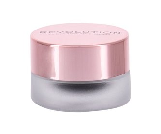 Makeup Revolution London Gel Eyeliner Pot Oční linka 3 g Black With Brush pro ženy