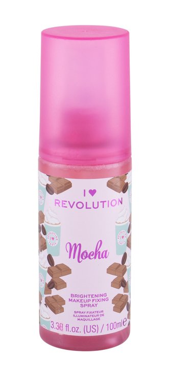 Makeup Revolution London I Heart Revolution Fixátor makeupu Fixing Spray 100 ml Mocha pro ženy
