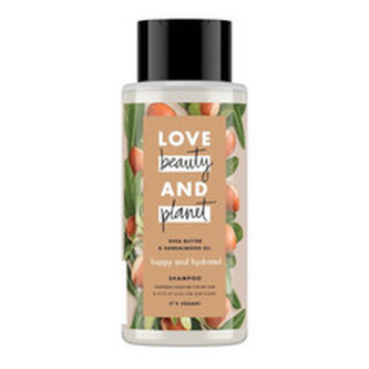 Love Beauty and Planet Hydratační šampon s bambuckým máslem a santalovým dřevem (Happy & Hydrated Shampoo) 400 ml woman