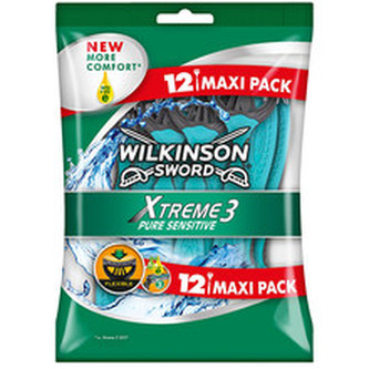 Wilkinson Sword Jednorázový holicí strojek pro muže Wilkinson Xtreme3 Pure Sensitive 12 ks man