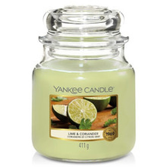 Yankee Candle Aromatická svíčka Classic střední Lime & Coriander 411 g unisex