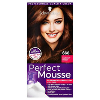Schwarzkopf Permanentní barva na vlasy Perfect Mousse (Foam Coloration) Odstín 4-00 (400) Ledové Espresso woman