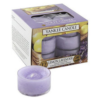 Yankee Candle Aromatické čajové svíčky Lemon Lavender 12 x 9,8 g unisex