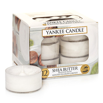Yankee Candle Aromatické čajové svíčky Shea Butter 12 x 9,8 g unisex
