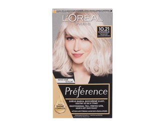 L´Oréal Paris Barva na vlasy Préférense Odstín 10.21 Stockholm Velmi světlá perlová blond woman