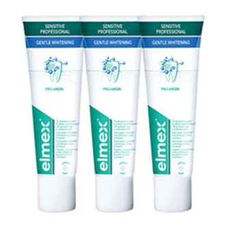 Elmex Bělicí zubní pasta pro citlivé zuby Sensitive Whitening Trio 3x 75 ml unisex