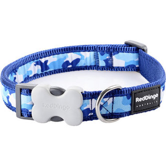 Obojek RD 15 mm x 24-37 cm - Camouflage Navy