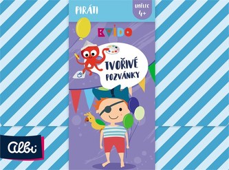 Tvořivé pozvánky - Piráti