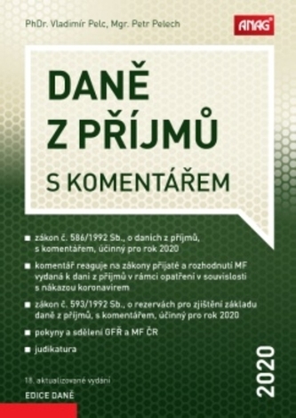 Daně z příjmů s komentářem 2020 Daně z příjmů s komentářem 2020