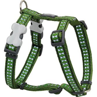 Postroj RD 20 mm x 45-66 cm - Bones Rfx - Zelená