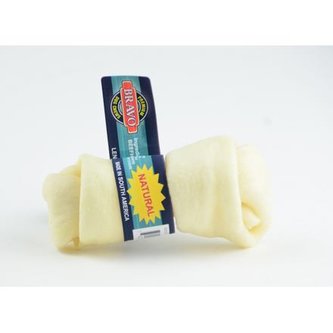 Uzel z hovězí kůže Natural – 12 cm