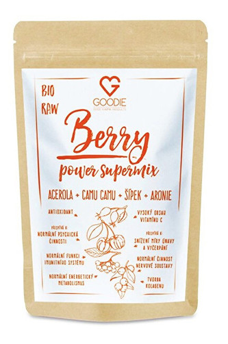 Goodie Berry Power Supermix BIO 150 g (acerola + camucamu + aronie + šípek)