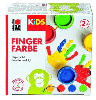Marabu prstové barvy 4 x 100 ml Marabu prstové barvy 4 x 100 ml