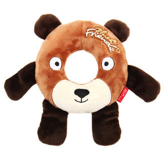 GiGwi Plush Friendz Kroužek Medvěd