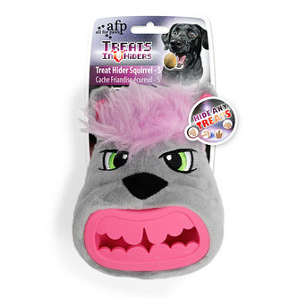 Plyšová hračka na pamlsky AFP Treat Hider Veverka – S