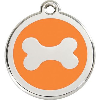 Známka Red Dingo - Kost - Oranžová velikost známky S - 20 mm