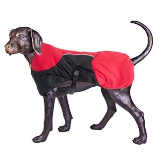 Puff-Doggy - zateplená bunda - Red/Blk - Small Puff-Doggy - zateplená bunda - Red/Blk - Small