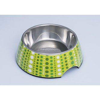 Red Dingo miska - Lotzadotz Lime Green - 175 ml