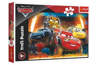 Puzzle Disney Cars 3/Extrémní závod 100 dílků 41x27,5cm v krabici 29x19x4cm