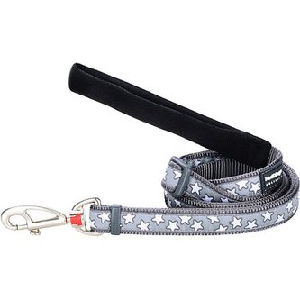 Vodítko RD 15 mm x 1,8 m - Stars White on Grey