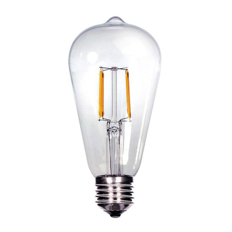 Žárovka Filament LED E27 8W ST65 bílá teplá SOLIGHT WZ526