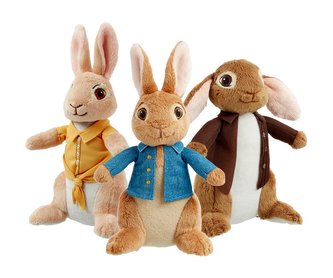 Rainbow Veselí králíčci Peter, Benjamin a Mopsy, 3 varianty, 1 ks